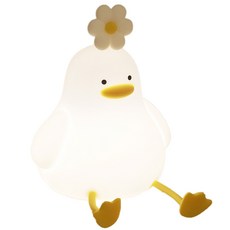 【A-MORE】花鴨拍拍燈 定時關燈 三段亮度 手機支架 夜燈 小夜燈 床頭燈 宿舍燈 USB燈 餵奶燈 交換禮物 禮物, 花鴨拍拍燈