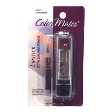 COLORMATES 唇膏與唇線筆組, 肉桂, 1個