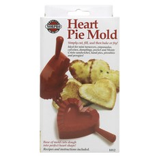 NORPRO 愛心造型烘焙模具, 1個, 紅色的