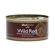 VitalChoice 煙燻野生紅鮭魚罐頭, 1罐, 155.9g