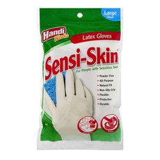 Handi-Works Sensi-Skin乳膠手套橡膠手套 L, 1個
