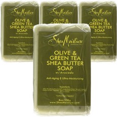 Shea Moisture 乳木果保濕橄欖油皂 酪梨味, 4個, 230克