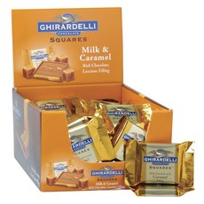 GHIRARDELLI 鷹牌 巧克力方形牛奶焦糖, 50個, 15.1克
