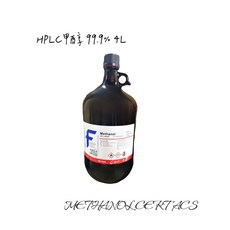 FISHER試藥 甲醇 HPLC Methanol 99.9% 4L 含稅