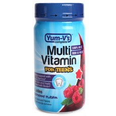 Yumv's Complete兒童綜合維他命覆盆子軟糖, 1個, 60入