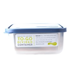 U Konserve To-Go 長方形分隔保鮮盒 M(887.2ml), 海洋, 1個