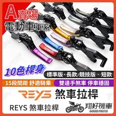 REYS 拉桿適用於 GOGORO PULSE Ai 1 EC05 UR1 VIVA MIX GOGORO 2 機車, 詳見包裝, 【競技版】鈦灰色拉桿一組,EMF