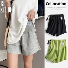 孕婦棉質托腹短褲