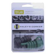 HALEYSCOCKER Corker & 螺帽組合裝傾倒器 2 件套, 1個, 黑+綠