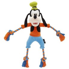 Disney 迪士尼 寵物犬用Guppy With Rope Squeaky縫製玩具, 1個