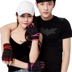 半指運動健身手套 30公分加長護腕帶防滑訓練手套, 黑色