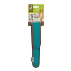 TO-GO WARE 竹製餐具午餐盒套組，包括 4 種類型的餐具盒, 4個, 龍舌蘭