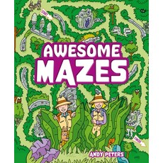 (英文圖書)Awesome Mazes: Over 200 Incredible Puzzles to Navigate! 平裝版, Arcturus Editions, 英文