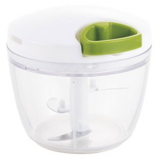 BunbunChopper 手拉式食材切碎機, 1個, 白+綠