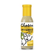Chosen FOODS 地球花園敷料和醃料無糖無麩質素食主義者, 1個, 237毫升