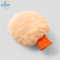 Lake Country LC 美國製造 洗車手套, 米色/橘色, 1個