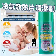 冷氣機散熱片抗菌除異味清潔洗淨劑, 1個, 480ml