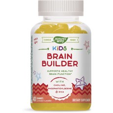 Nature's Way Brain Builder DHA軟糖 檸檬味, 1瓶, 40顆