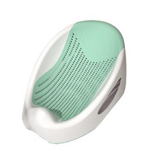 桔比雜貨舖 嬰兒澡盆浴床支架 可坐可躺新生兒洗澡托架 沐浴輔助網, I現貨I 綠色【只能宅配】, 1個