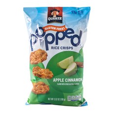 QUAKER 桂格 蘋果肉桂風味脆米餅, 1包, 100g