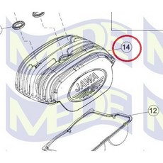 MEDE JAWA 42 BOBBER FORTY TOW 原廠引擎上蓋 引擎蓋