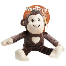 MIGHTY Safari 猴子狗玩具毛絨玩具, 1個, 棕色的