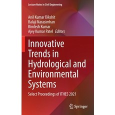 (英文圖書) Innovative Trends in Hydrological and Environmental Systems: Select Proceedings of ITHES 2021 精裝版, Springer, 英文