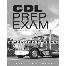 (英文圖書) CDL Prep Exam: Combination Vehicle 平裝版, Mile One Press, 英文