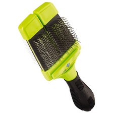 FURminator 寵物美容除毛梳, 1個, 綠色+黑色