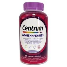 Centrum 善存 女性專用女性綜合維他命錠, 1個, 250錠