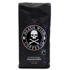 DEATH WISH COFFEE 研磨咖啡粉, 454克, 研磨咖啡
