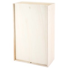 TWINE Marketplace 雙瓶泡桐木葡萄酒盒, 1個, 泡桐木