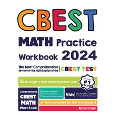 (英文圖書) CBEST Math Practice Workbook: The Most Comprehensive Review for the Math Section of the CBEST... 平裝版, Effortless Math Education, 英文