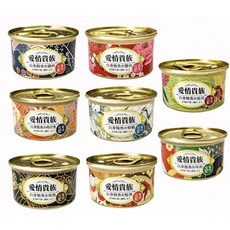 愛情貴族 化毛貓罐, 80g, 24個, 綜合口味