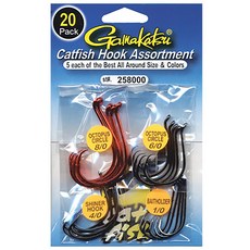 gamakatsu 鯰魚鉤分類釣魚鉤 4 件套, 1個