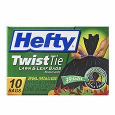 HEFTY Twist Tie Lone and Leaf Bag 普通塑料袋, 147.6L, 1個