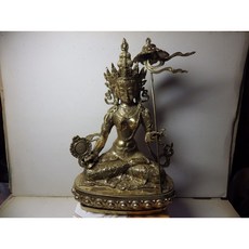 大白傘蓋佛母銅雕(高30公分)***一切如來頂髻中出白傘蓋佛母、大回遮佛母