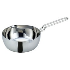 MIYAZAKI 宮崎製作所 Geo Products七層構造片手鍋, 1個, 銀, 21cm