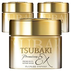 TSUBAKI 思波綺 金耀瞬護髮膜EX, 3罐, 180g