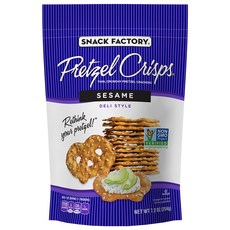 Snack Factory 椒鹽脆餅乾芝麻, 1個, 204克