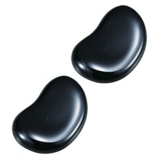 HAKOYA 蠶豆造型筷架, 2個, 黑色