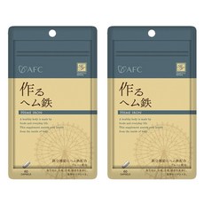 AFC 製造血紅素鐵膠囊, 2個, 60片