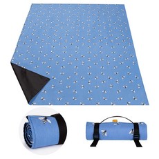 Anorak 英國印花防水野餐墊 野餐 防水墊 地墊LA-CC0044, 蜜蜂嗡嗡