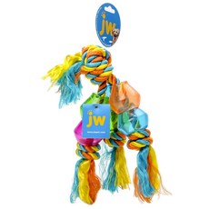 jw 動物造型繩結寵物玩具 L號, 1個, 混色