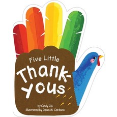(英文圖書) Five Little Thank-Yous Board Books, Little Simon, 英文, 硬頁書