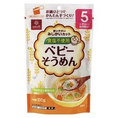 Hakubaku 無鹽寶寶麵, 1個, 100g