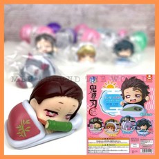 MBB 鬼滅之刃 壹之型 睡覺造型扭蛋公仔 鬼滅之刃周邊 療癒系擺飾 迷你公仔收藏, 1個