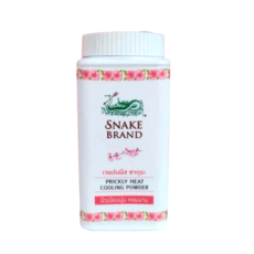 Snake Brand 爽身粉-花香 清涼乾爽 細緻粉末 持久留香, 50g, 1個