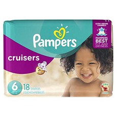 Pampers 幫寶適 cruisers黏貼型尿布, 第6階段, 18片