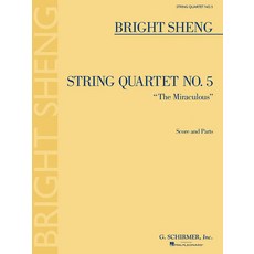 (英文圖書) String Quartet No. 5 the Miraculous 平裝版, G. Schirmer, Inc., 英文